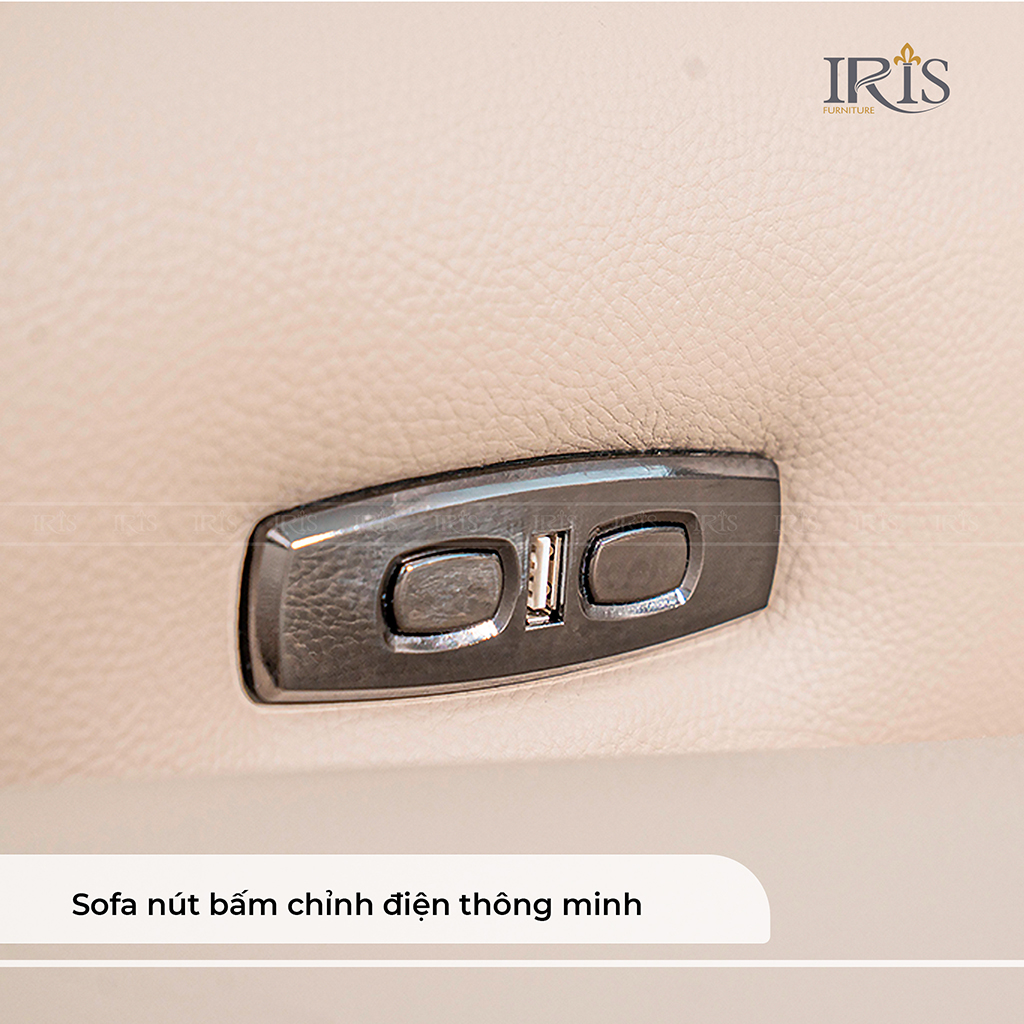 Sofa có tích hợp công nghệ chỉnh điện thông minh và tiên tiến