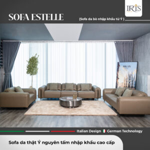 Sofa Da Bò Ý Estelle