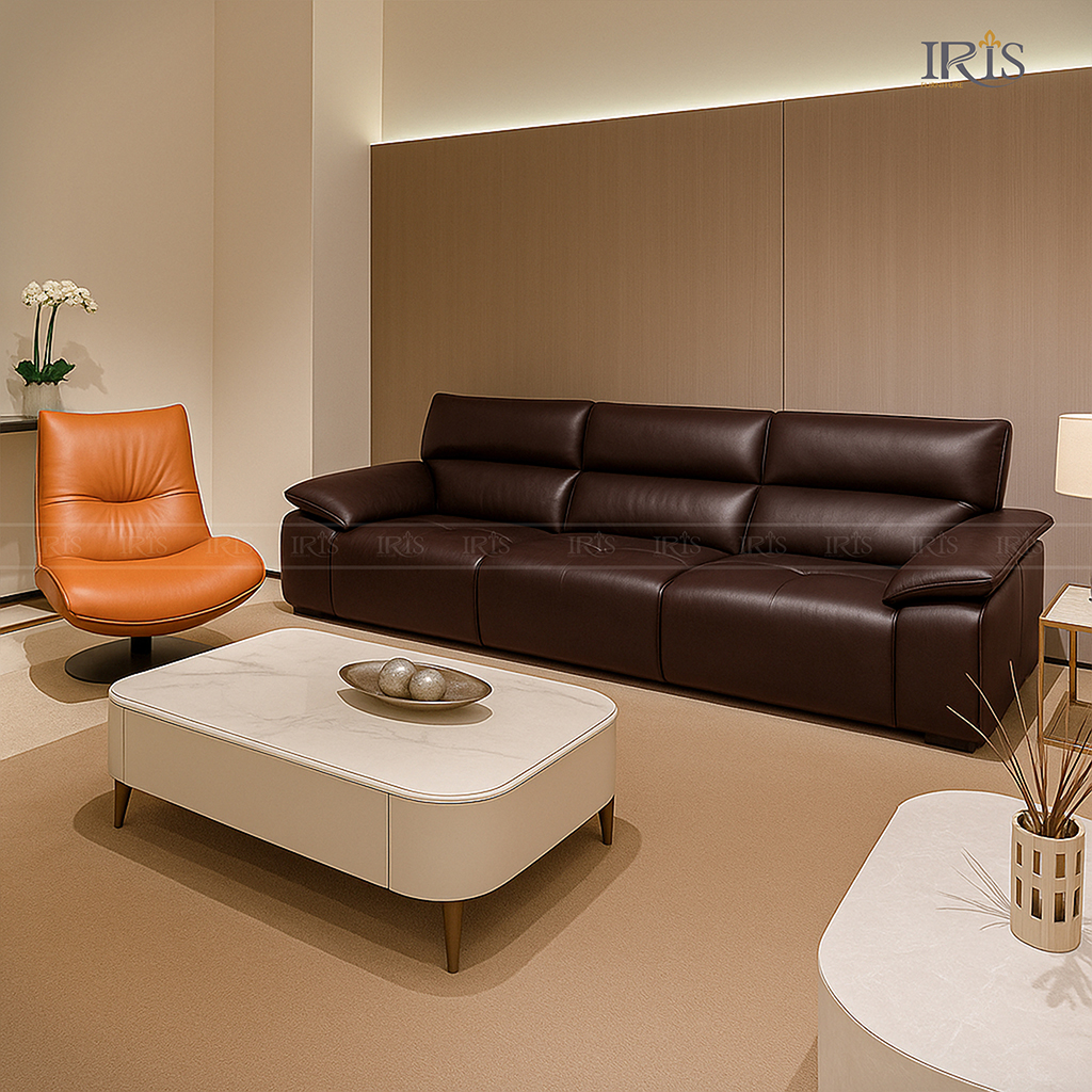 Set sofa Daniels & Emi mang đậm phong cách Ý hiện đại, sang trọng