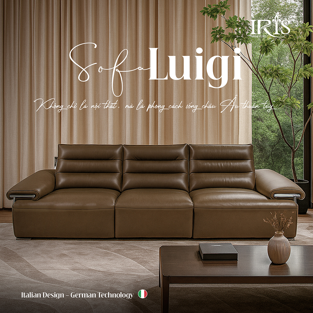 Sofa đại diện cho phong cách sống Châu Âu thuần túy