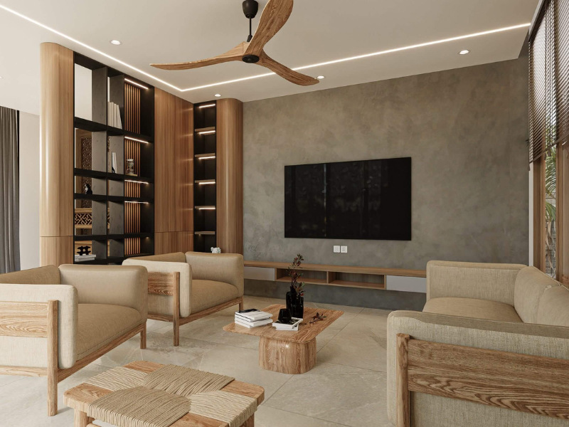 Không gian hiện đại, dễ bài trí nội thất và linh hoạt sử dụng