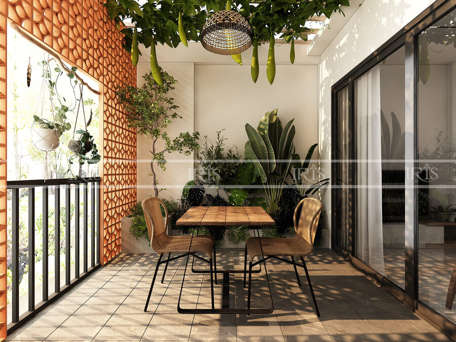 ban công nhà phố đẹp