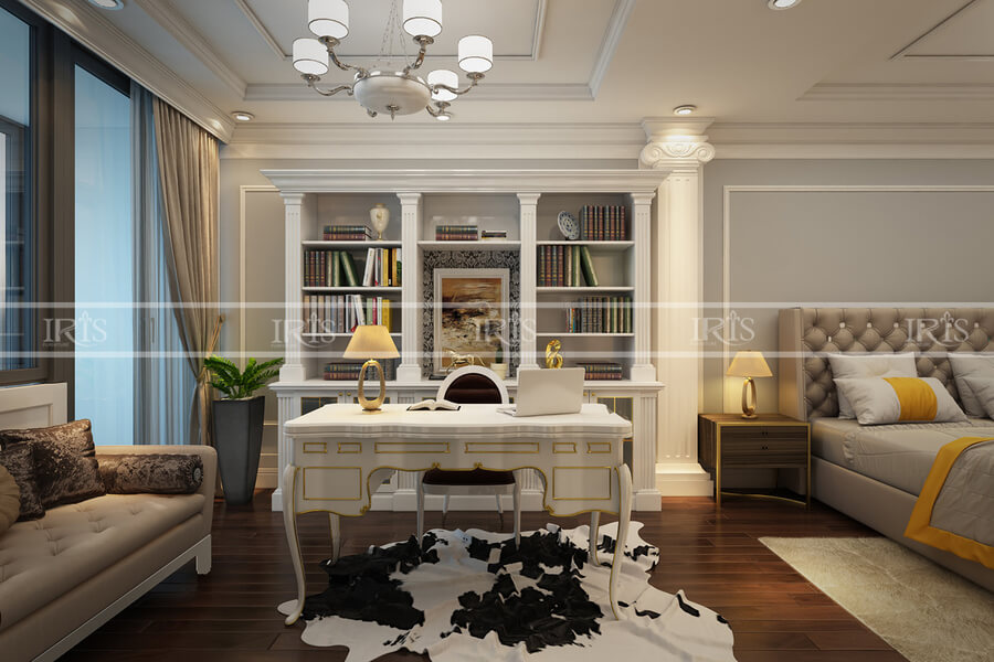 nội thất nhà phố tân cổ điển