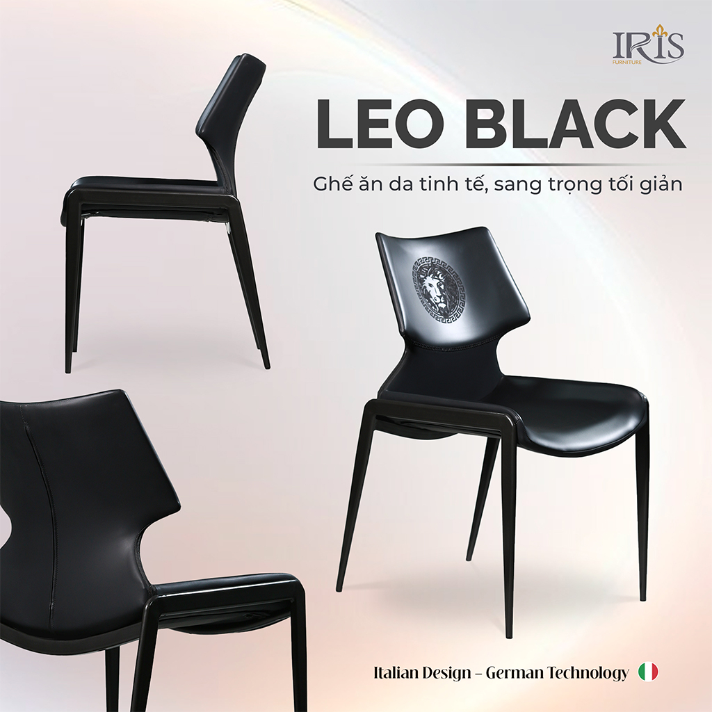 Chiếc ghế ăn Leo là lựa chọn của gia chủ yêu thích sự thanh lịch  