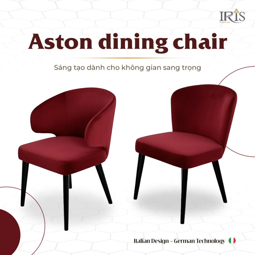 Ghế Ăn Minotti Aston Sang Trọng, Lịch Lãm