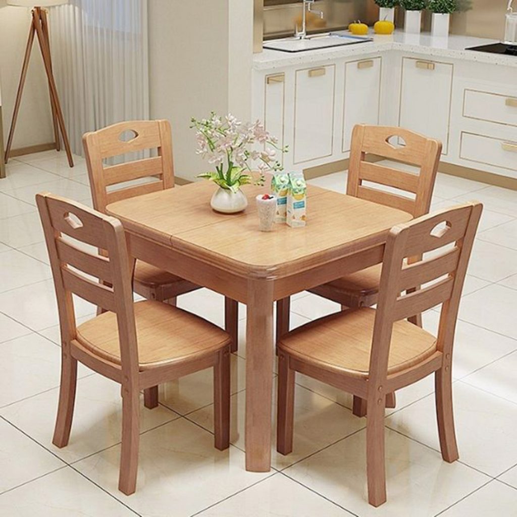 bàn ăn vuông cho nhà nhỏ