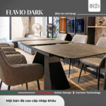 Bàn ăn Flavio Dark Grey
