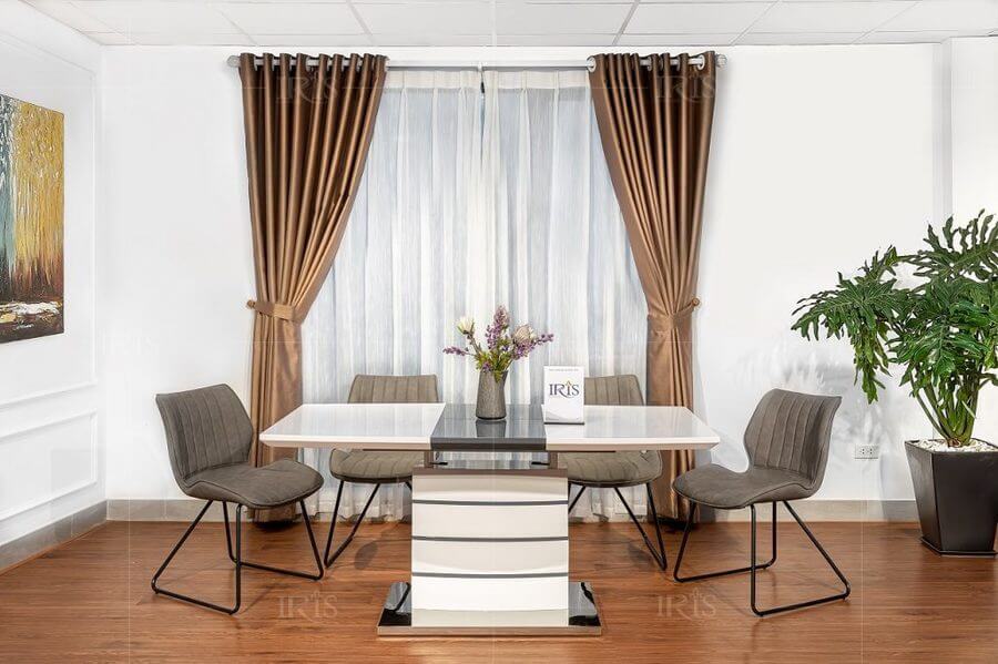 mẫu bàn ăn hình chữ nhật