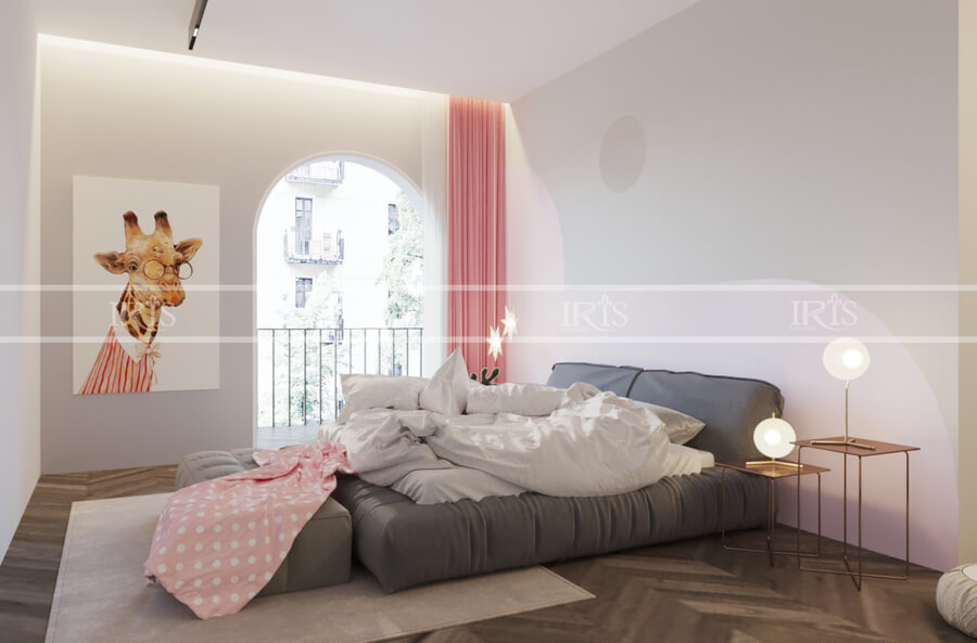 Thiết kế nội thất trẻ em 10 Bé gái C1