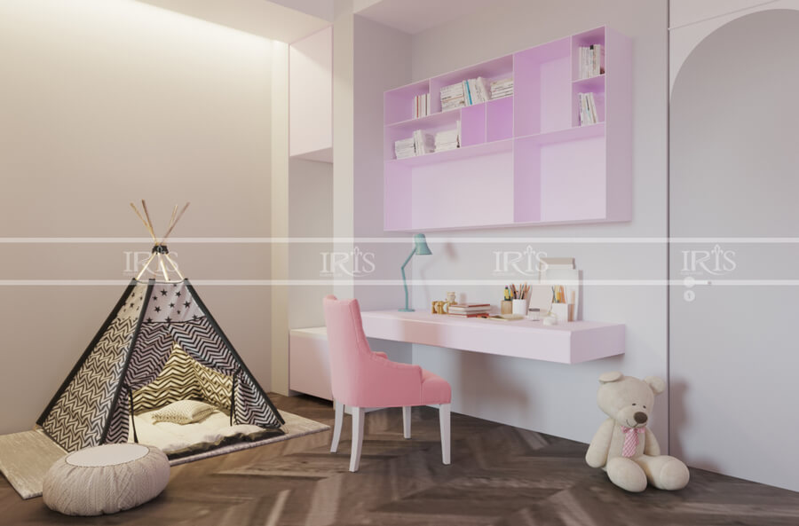 Thiết kế nội thất trẻ em 11 Bé gái C2