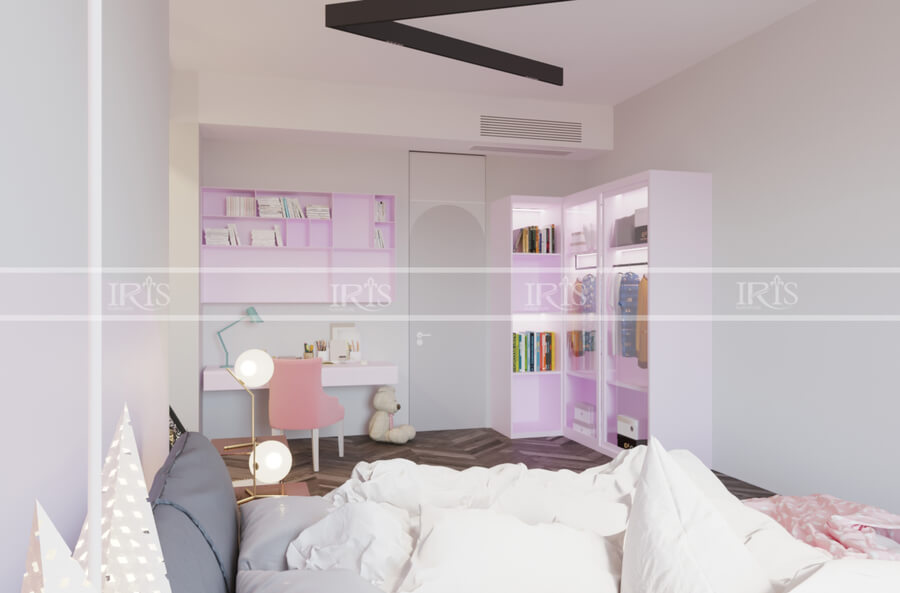 Thiết kế nội thất trẻ em 13 Bé gái C5