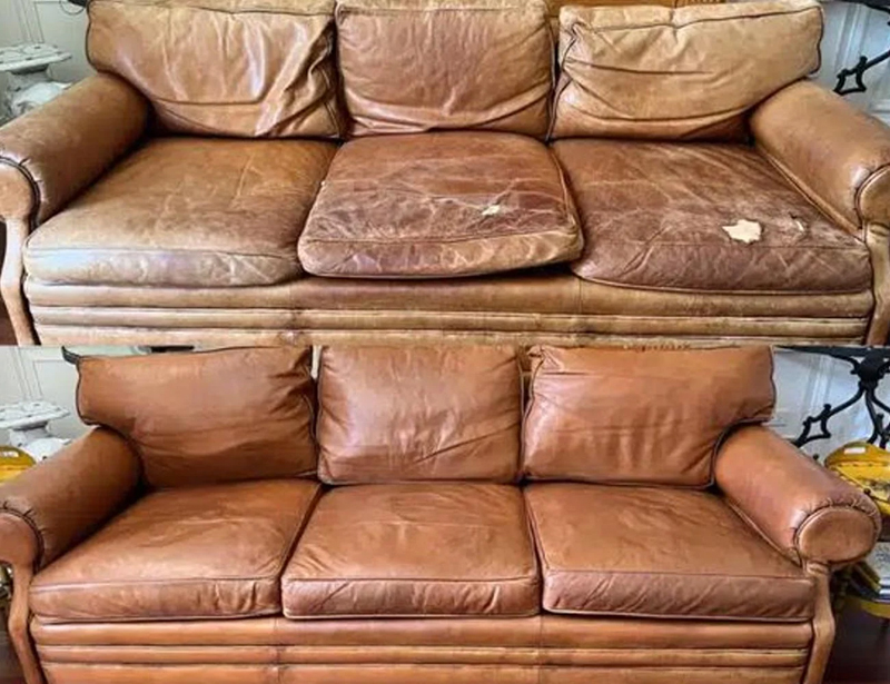 Da cán thường dùng để làm ghế sofa phân khúc nội thất phổ thông