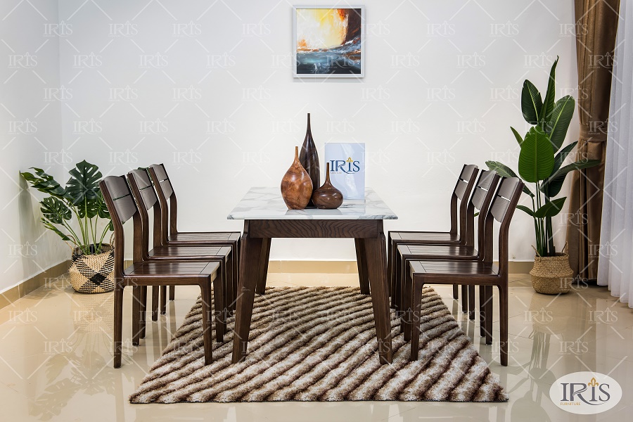 ban an go tu nhien 6 ghe howard aki