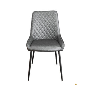 Ghế ăn cao cấp bọc da SDC – 663 Grey