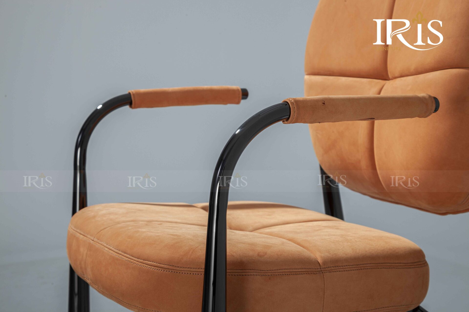 Ghế Ăn Hessentia Fyra Có Tay Bọc Da