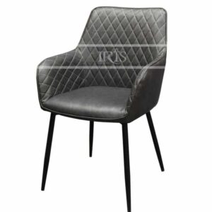 Ghế ăn bọc da nhập khẩu SDC – 671 Grey