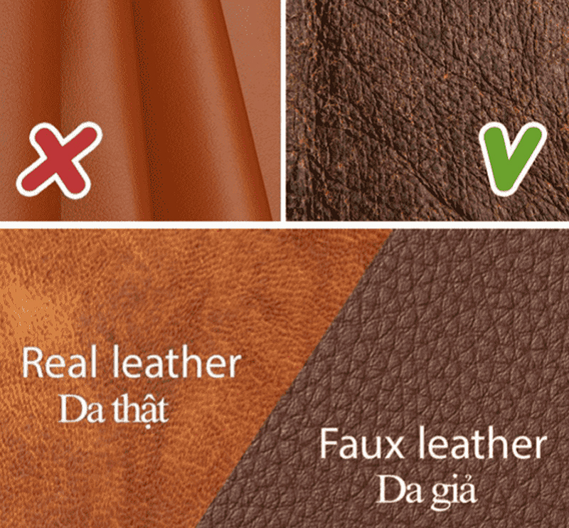 Giá trị thẩm mỹ là tiêu chí phân biệt da bò ý giả