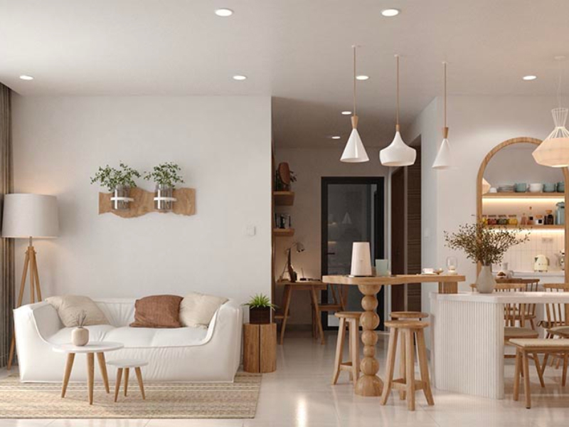 Giải pháp nội thất tối ưu cho căn hộ 2 phòng ngủ