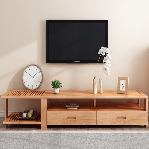 Thiết kế phòng khách nhỏ và những lưu ý bạn cần biết 8 kệ tivi phòng khách đơn giản