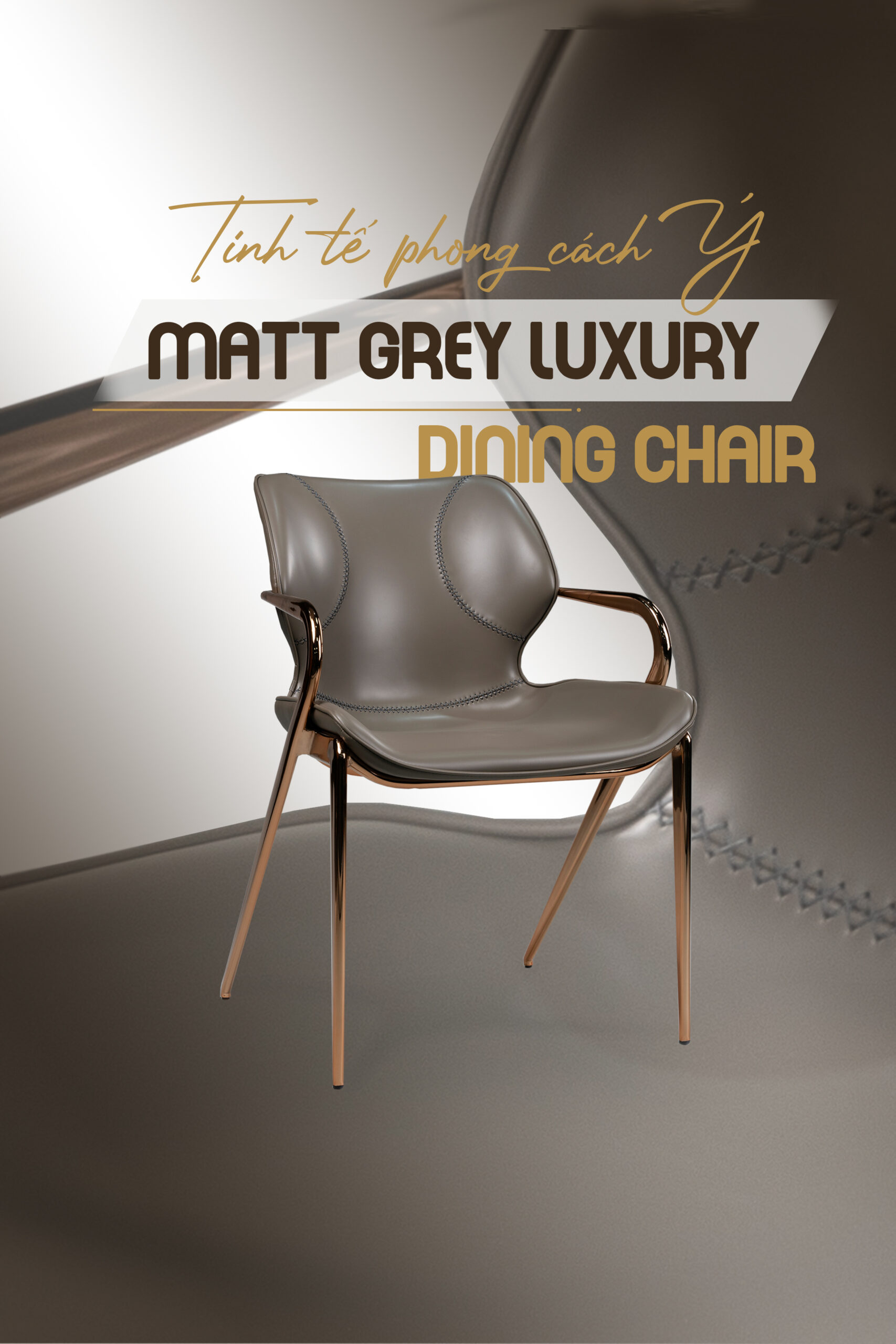 Alternative view of Ghế ăn cao cấp Matt Grey