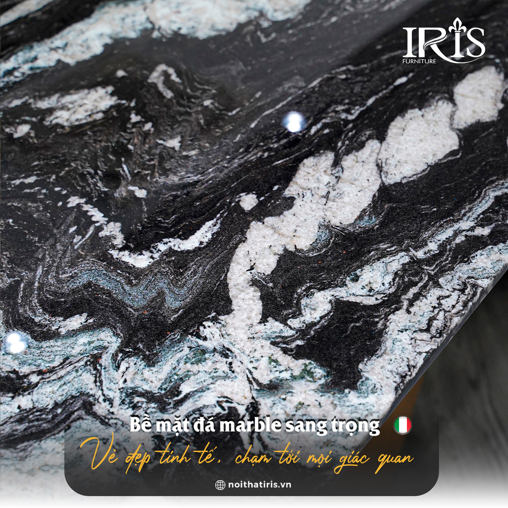 Bề mặt đá Mable sang trọng tạo nên sự khác biệt cho sản phẩm
