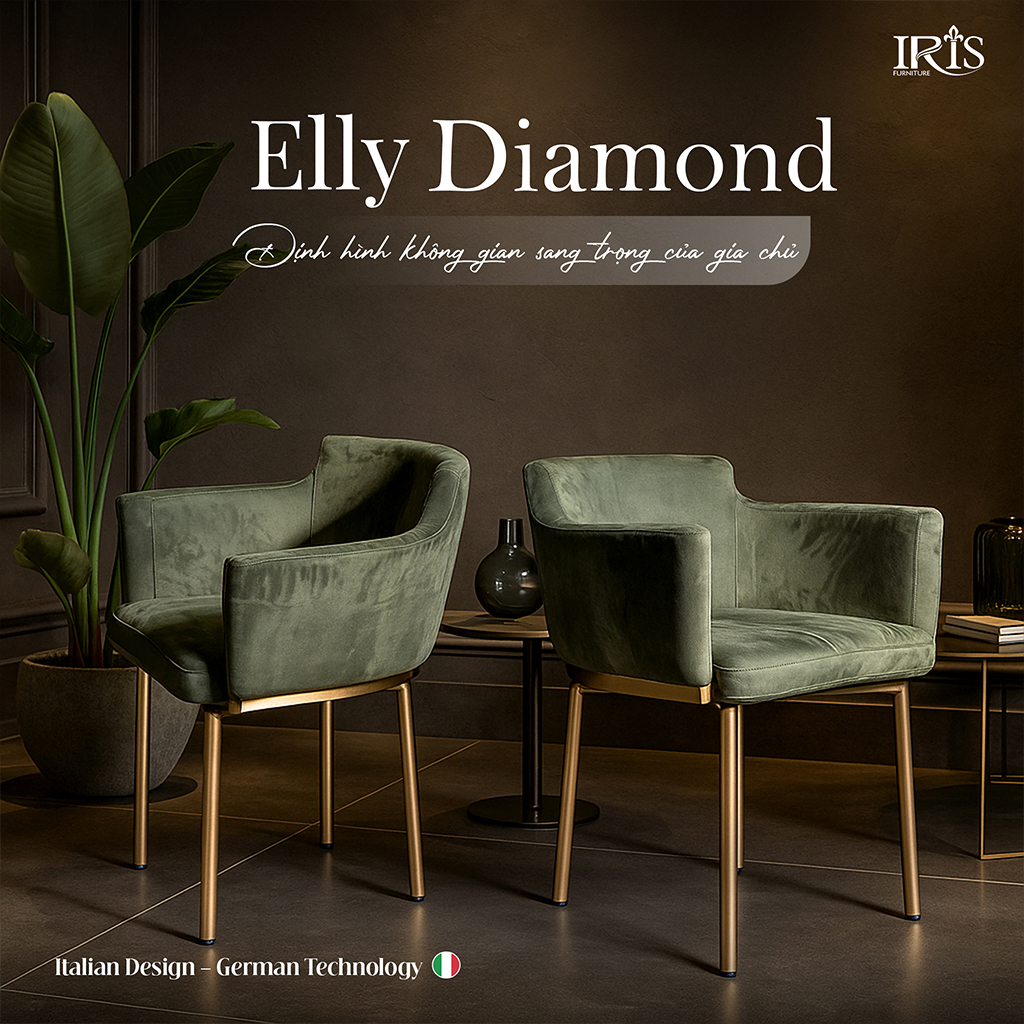 Ghế Ăn Ely Diamond Giúp Căn Phòng Của Bạn Trở Nên Sang Trọng