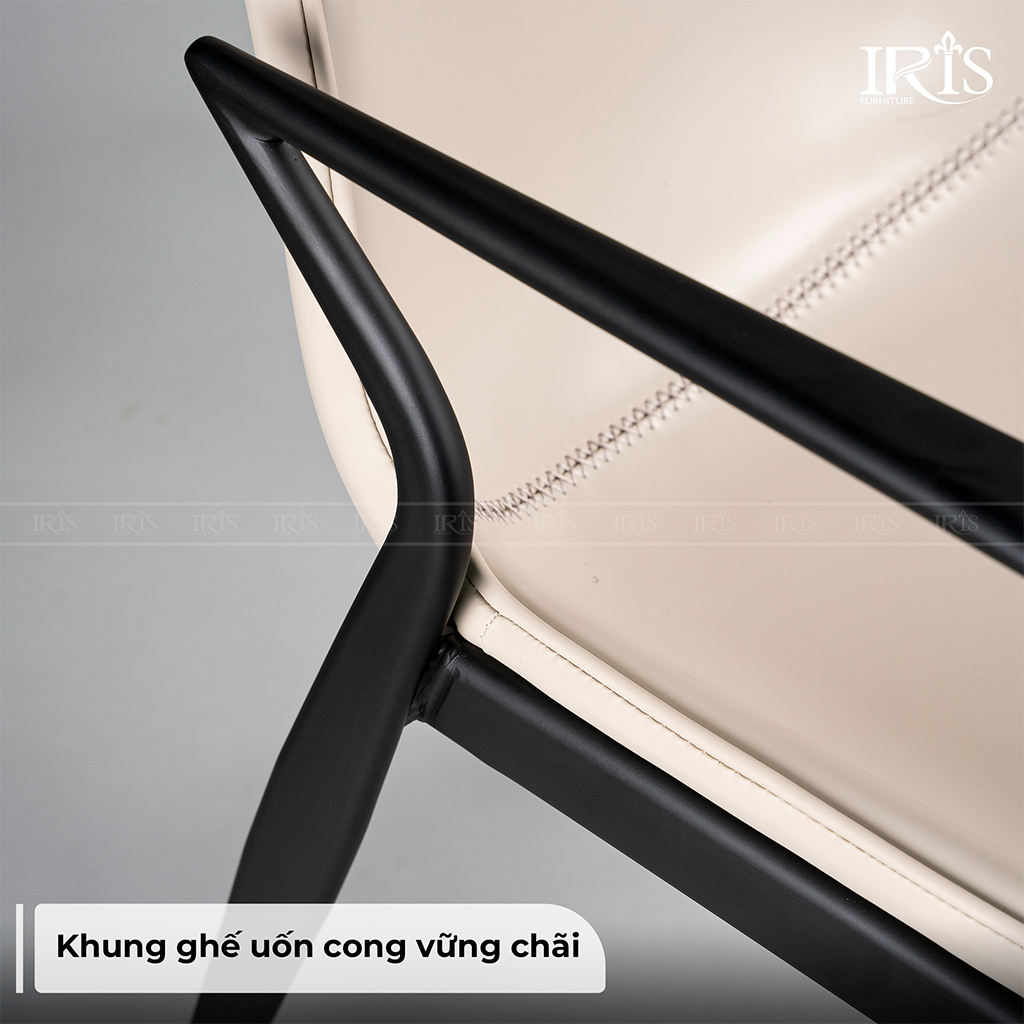 Khung ghế mạ công nghệ Galvano đảm bảo thẩm mỹ tuyệt vời 