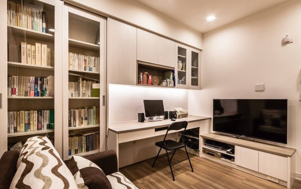 thiết kế nội thất phòng làm việc biệt thự