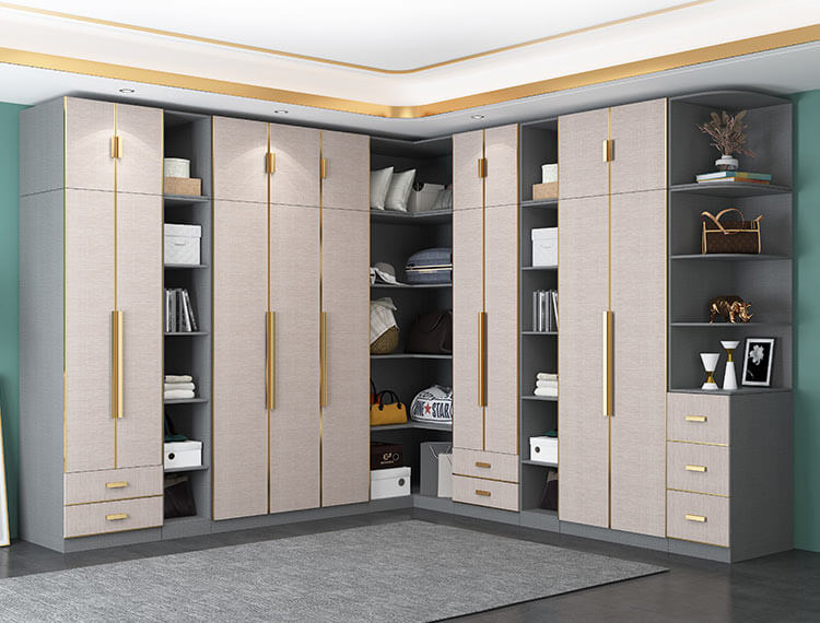 tủ quần áo góc chữ L