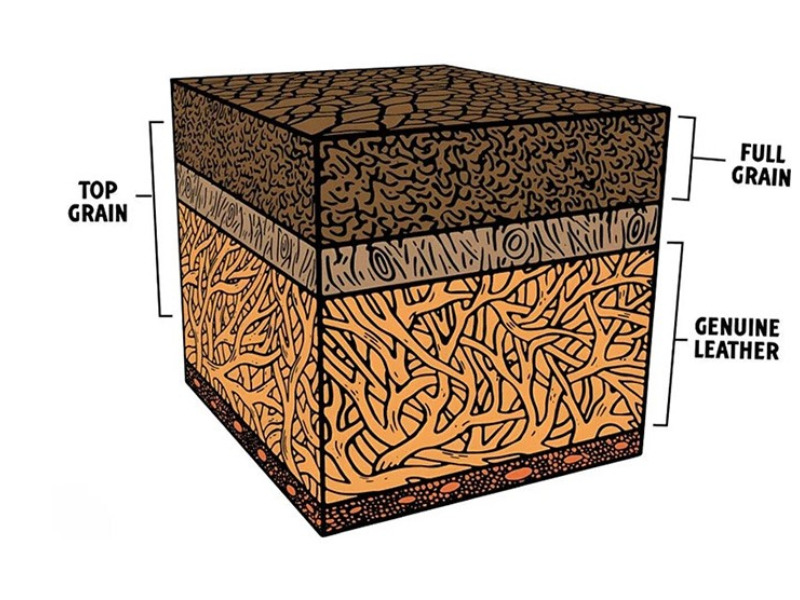 Da bò Top Grain là gì?