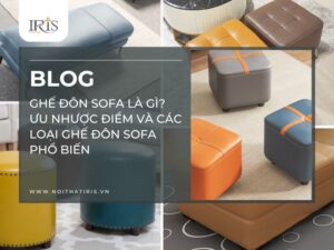 Ghế đôn sofa là gì? Ưu nhược điểm và các loại ghế đôn sofa phổ biến