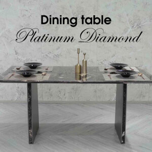 Alternative view of Bàn ăn mặt đá Platinum Diamond