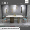 Mua bàn ăn Bali mặt đá cẩm thạch Ý