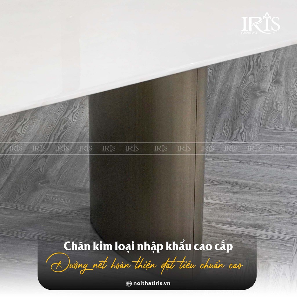 Chân bàn với từng đường nét hoàn thiện đạt tiêu chuẩn cao