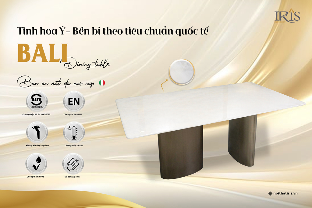 Sản phẩm là tinh hoa Ý đạt tiêu chuẩn quốc tế