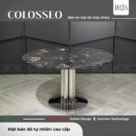 Khám phá bàn ăn Colosseo mặt đá cẩm thạch, phong cách Ý