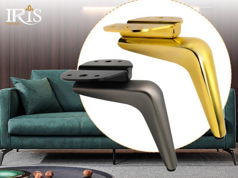 Cần chú ý vị trí lắp đặt và ốc vít khi lắp chân ghế sofa