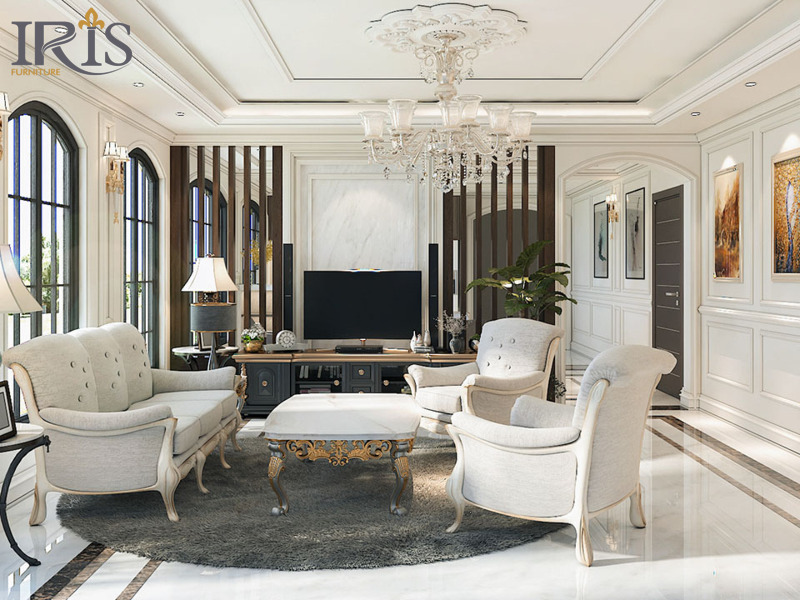 Đường nét tinh xảo và nội thất cầu kỳ mang lại không gian sang trọng, nâng tầm đẳng cấp gia chủ