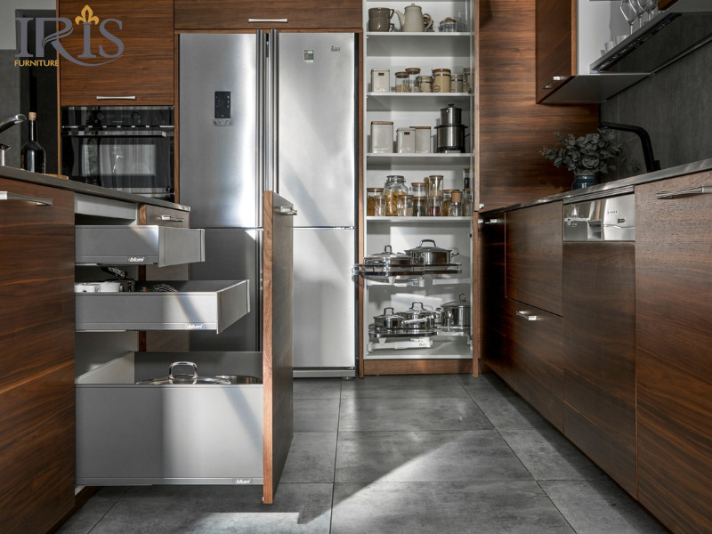 Hệ tủ bếp là yếu tố cơ bản nhưng lại có vai trò quan trọng trong việc tạo nên một không gian bếp ngăn nắp