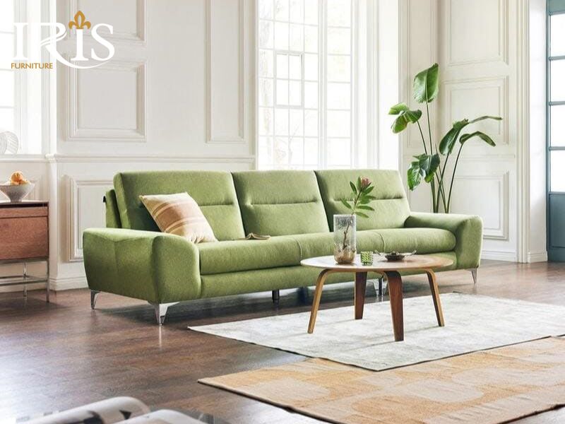 Sofa bọc vải nỉ mềm mại, êm ái