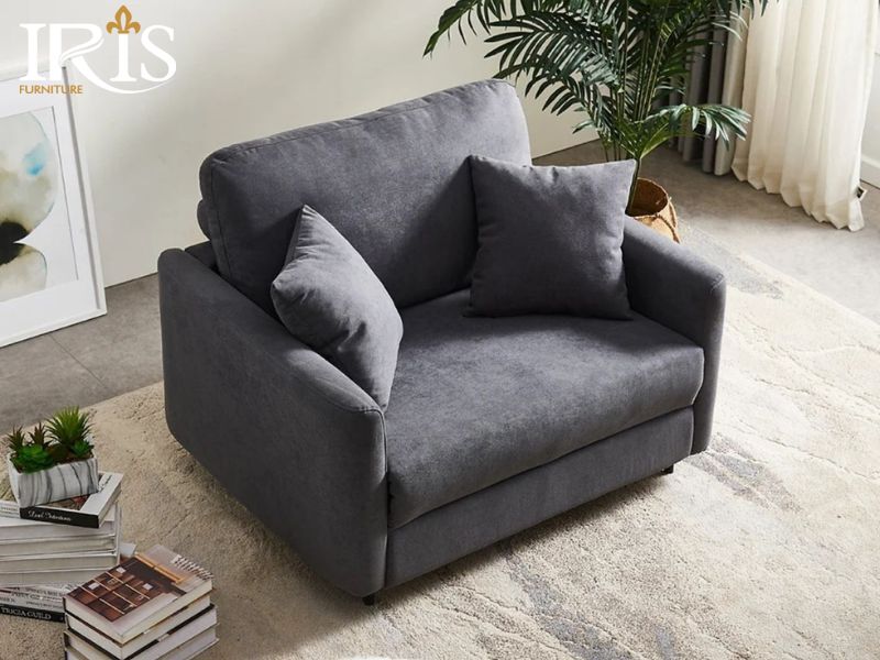 Sofa đơn 1 phù hợp với phòng khách căn hộ nhỏ