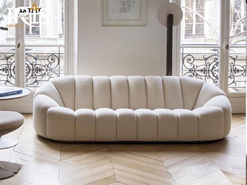 Sofa màu trắng phong cách hiện đại