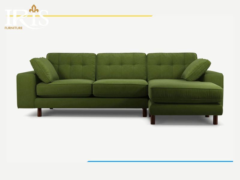 Sofa xanh lá phù hợp với gia chủ mệnh Mộc hoặc Hỏa