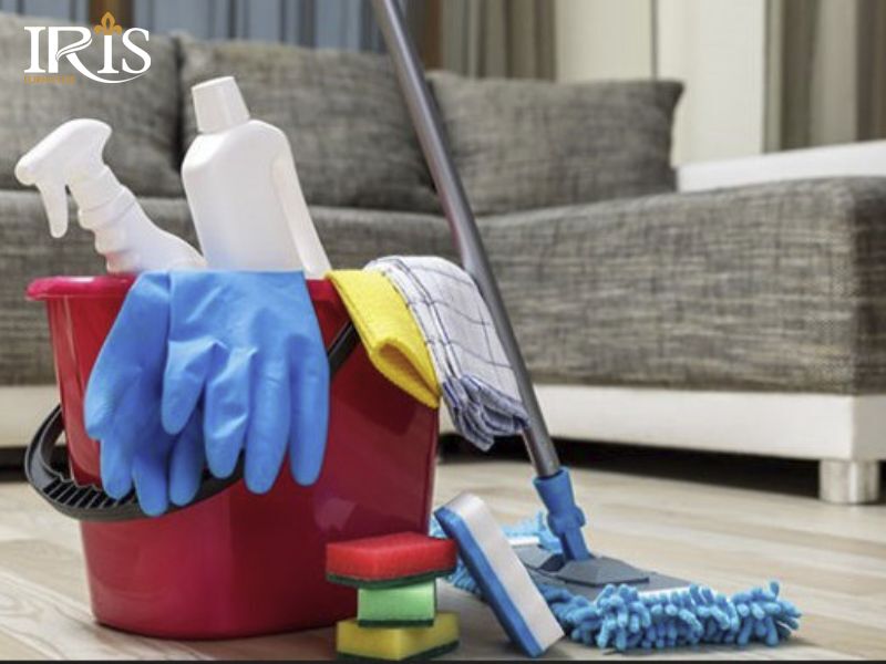 Sử dụng dụng cụ mềm và nhẹ nhàng đề vệ sinh bề mặt ghế