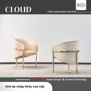 Đặt mua ghế ăn Cloud có thiết kế hình dạng, chất liệu chuẩn Châu Âu