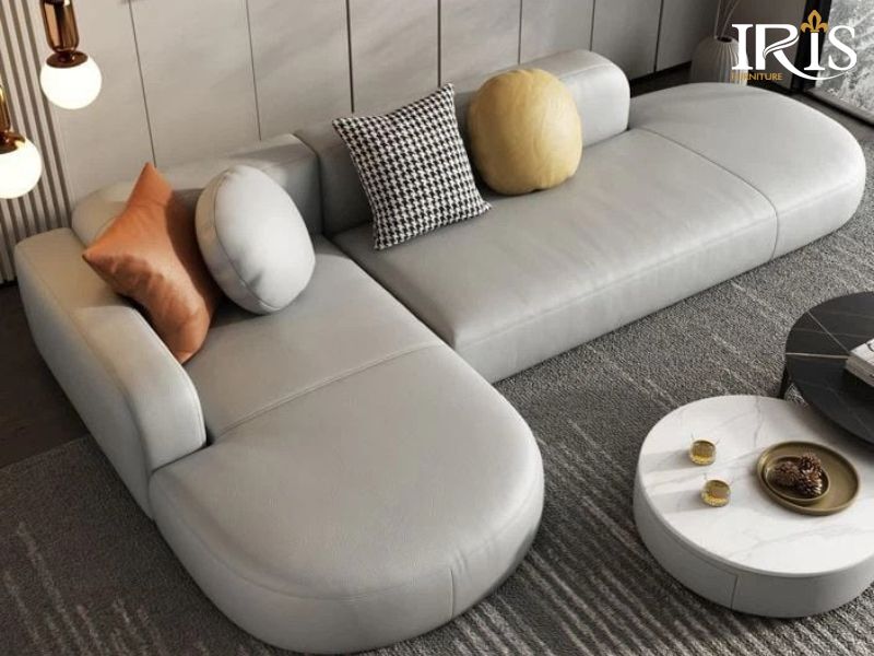 Sofa góc chữ L 2m5 – tối ưu không gian ngồi, mang lại cảm giác ấm cúng