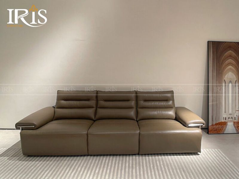 Sofa Luigi – biểu tượng thanh lịch chuẩn châu Âu, da thật full grain sang trọng cho không gian hiện đại.