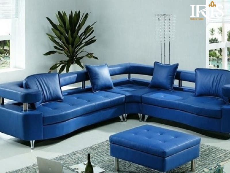 Sofa xanh dương mang lại may mắn cho gia chủ mệnh Thủy, Mộc, Kim