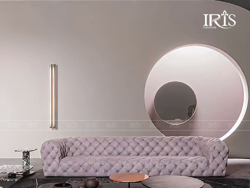 Sofa Baxter xanh dương cao cấp, bền đẹp, phù hợp không gian sang trọng