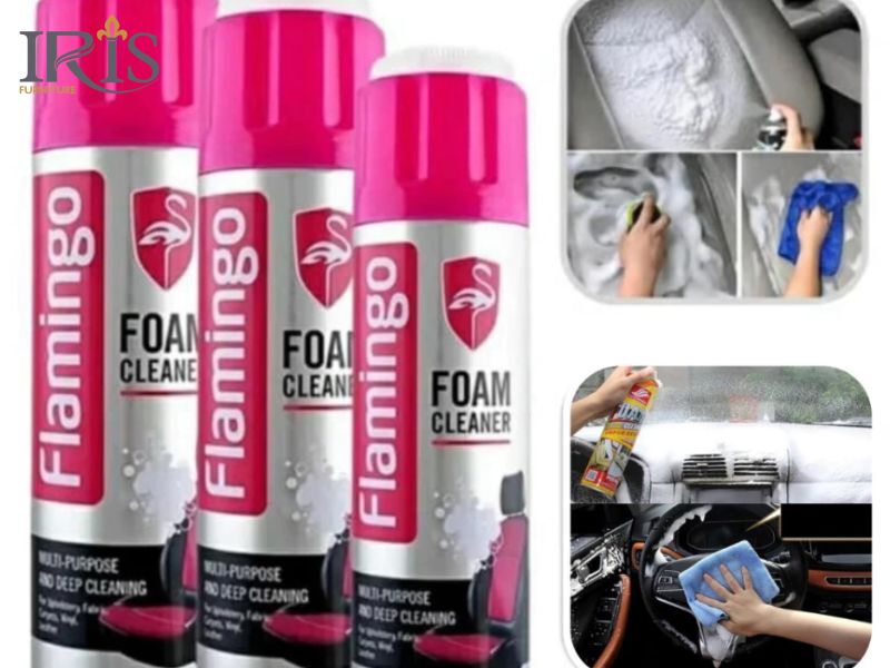 Chai xịt bọt Flamingo F002 tiện lợi, tẩy vết bẩn nhanh chóng